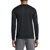 Nike Solid Color Logo Print Crew Neck Long Sleeve T-Shirt Men tops Black 718838-010