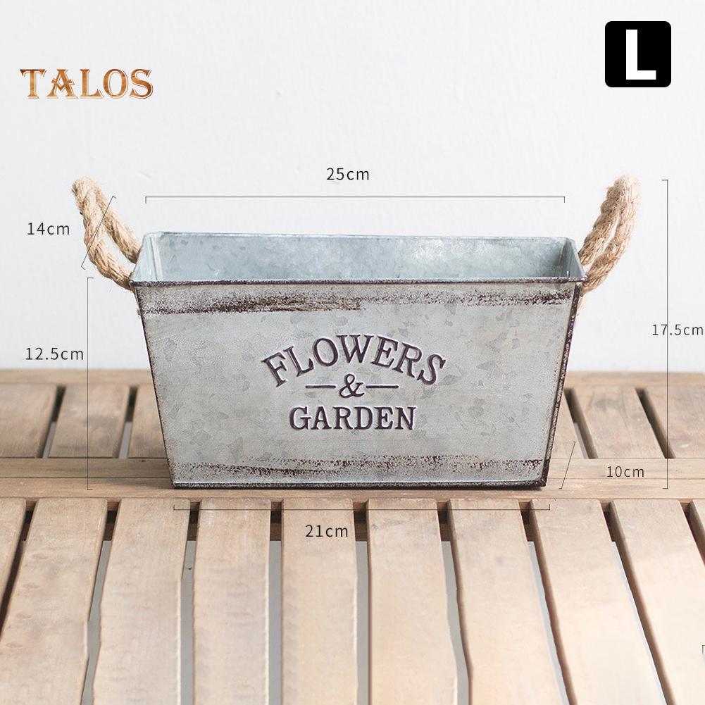 Железный вазон для цветов