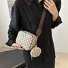Stylish Urban Chic Pu Shoulder Bag For Women With Classic Plaid Design Trendy And Functional
