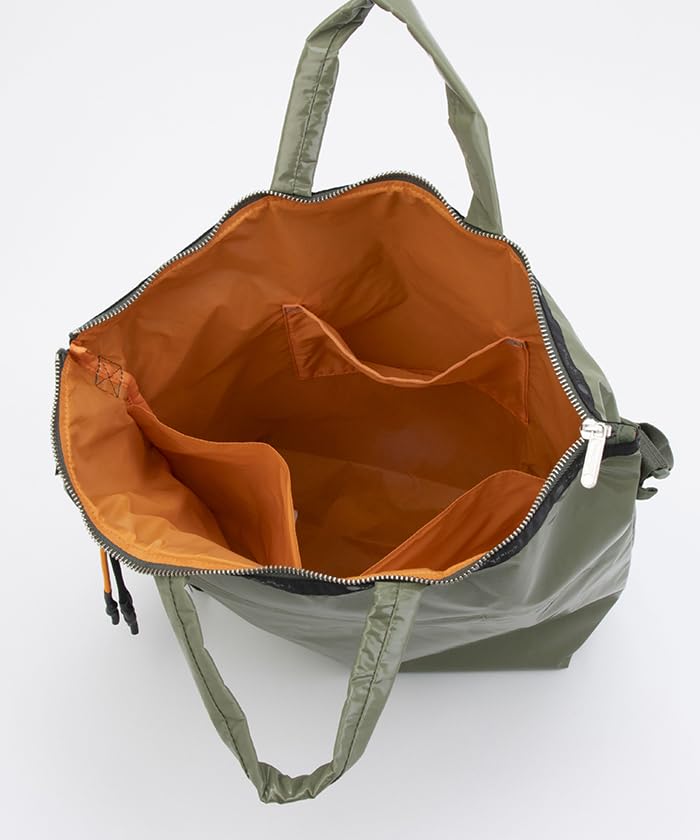 Официальная сумка-тоут DX EASY CARRY TTE Khaki Shine American [LeSportsac] W/CHRM/1616 для женщин