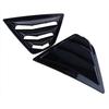 For Toyota Camry Sedan 2018- Car Rear Louver Window Side Shutter Cover Trim Sticker Vent Scoop ABS Carbon Fiber Accessories