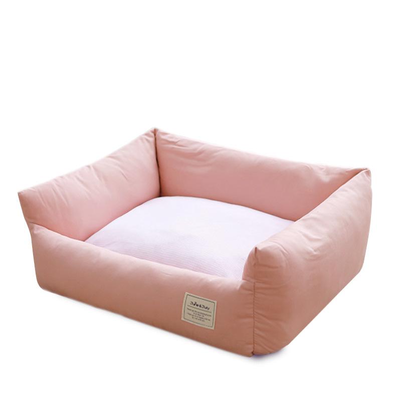 Хлопковая будка, не липнущая шерсть, гнездо-подстилка, средняя и маленькая собака, тедди, гнездо-ведро, съемная кошачья подстилка, собачья кровать