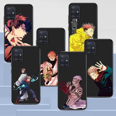 Чехол для телефона с изображением аниме Jujutsu Kaisen для Samsung Galaxy A12 A52 A51 A32 A21s A71 A02s A22 A31 A72 A41 A02 A42 A01 A03, черный чехол из ТПУ