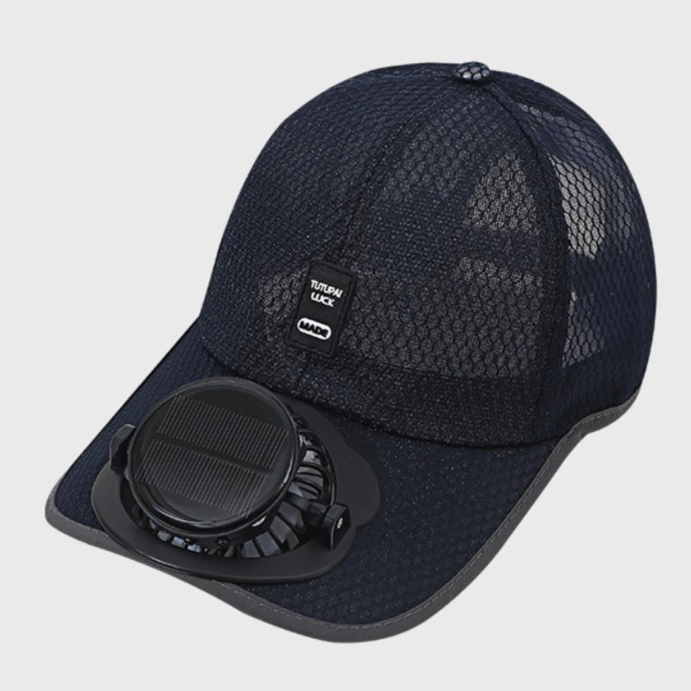 Quick Dry Baseball Cap USB Charging Full Mesh Hats Fashion Solar Fan Hat Summer