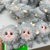 Многослойное подвесное украшение Мягкая плюшевая мультяшная овечка Брелок для сумки Мини-плюшевый кулон Подарок для девочек
