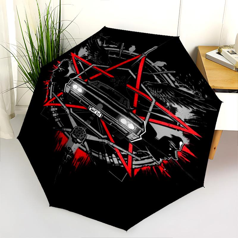 Supernatural Forces Unleashed Folding umbrella travel durable Gift light Sun umbrella