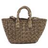 Excellent BALENCIAGA Shoulder Bag Bistro Basket XS 2WAY handbag Brown 671342 Used