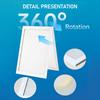 850*295mm Portable Photography Reflector Foldable V-Flat Light Reflector for Photography Light