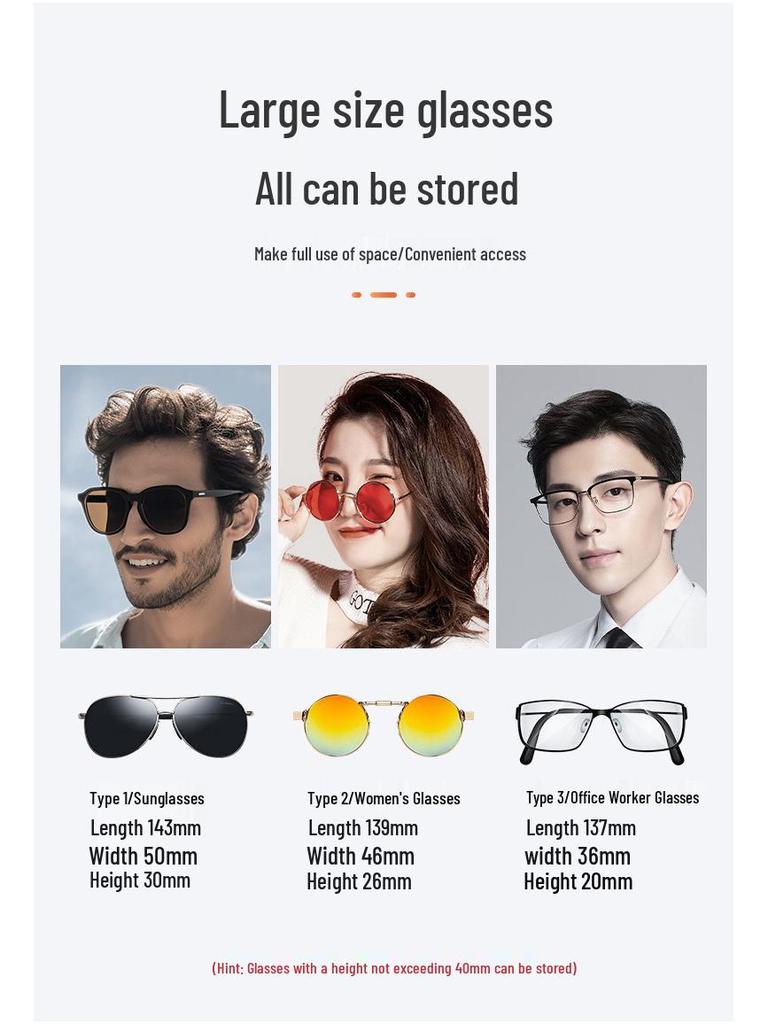 Lynk & Co 01-08 Magnetic Glasses Case Sun Visor Storage Clip