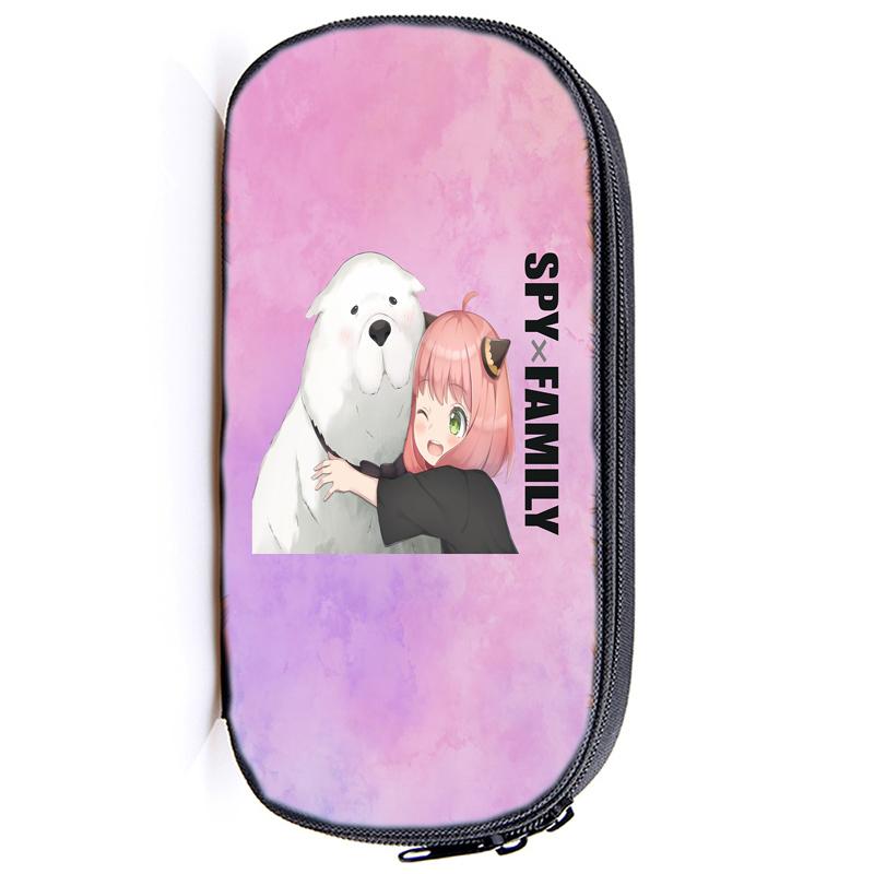 Семейный пенал Spy X Anya Forger, многофункциональный пенал, школьные принадлежности, чехол для ручек, канцелярские принадлежности, пенал