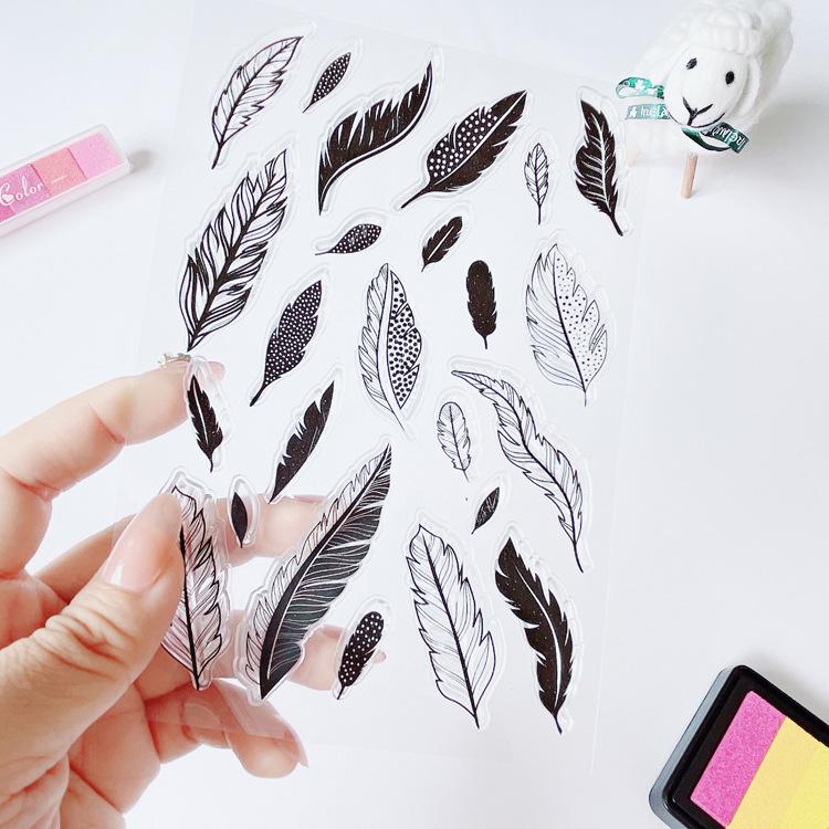 Винтажный штамп, прозрачный силиконовый штамп с цветочными фруктами и английскими словами, строительный штамп для DIY, декоративный альбом для скрапбукинга, журнал для студентов