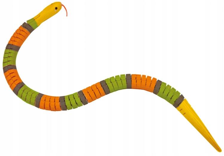 Diy Wooden Bendable Snake For Painting Toy 3
