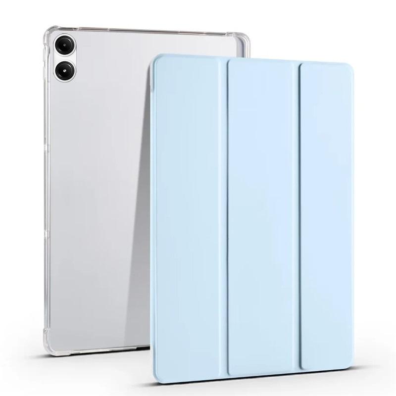 Тройной кожаный мягкий чехол-подставка для планшета Xiaomi Redmi Pad Pro 12,1 Poco Pad, чехол для Redmi Pad Pro, чехол с держателем для ручек