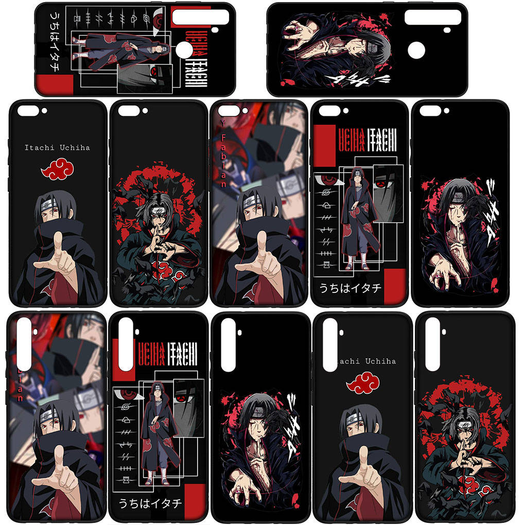 Чехол для iPhone 16 15 Xiaomi Redmi Note 14 13 12 11 Pro Max 16e Samsung Galaxy S25 S24 S23 Moto OPPO Huawei Itachi Uchiha Akatsuki Naruto Phone Case