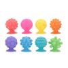 8pcs Silicone Sucker Sensory Toy Set Raised Texture Suction Cup Toys Textured Touch Toys for Children