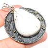Scolecite Handmade 925 Sterling Silver Jewelry Pendant 2.36" B1s61