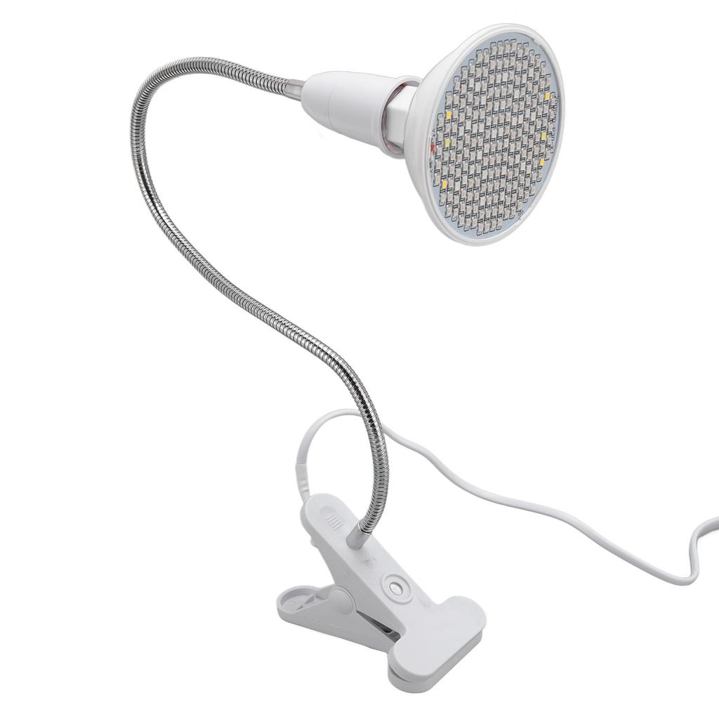 Grow Light LED Plant Light 8W Full Spectrum Desk Clip Gooseneck E27 Socket Growing Lamp for Indoor
