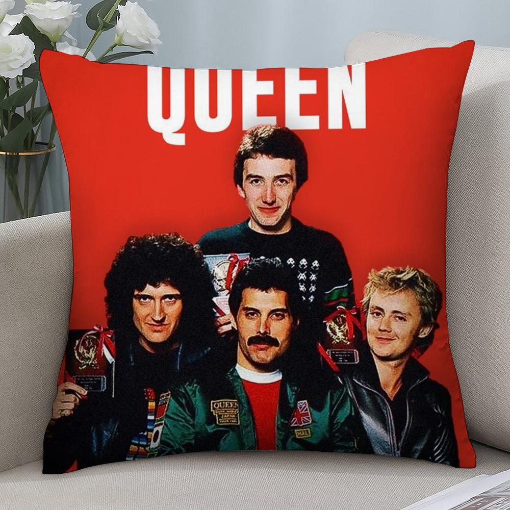 Наволочка Rock Queen BandS Короткий плюш Диван Декоративный Подарок Дом Двусторонняя печать Подушка