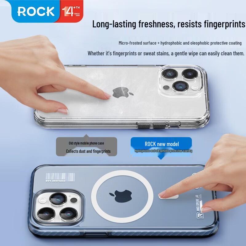 ROCK Magnetic Double-Layer Protective Case for iPhone 15 Pro Max