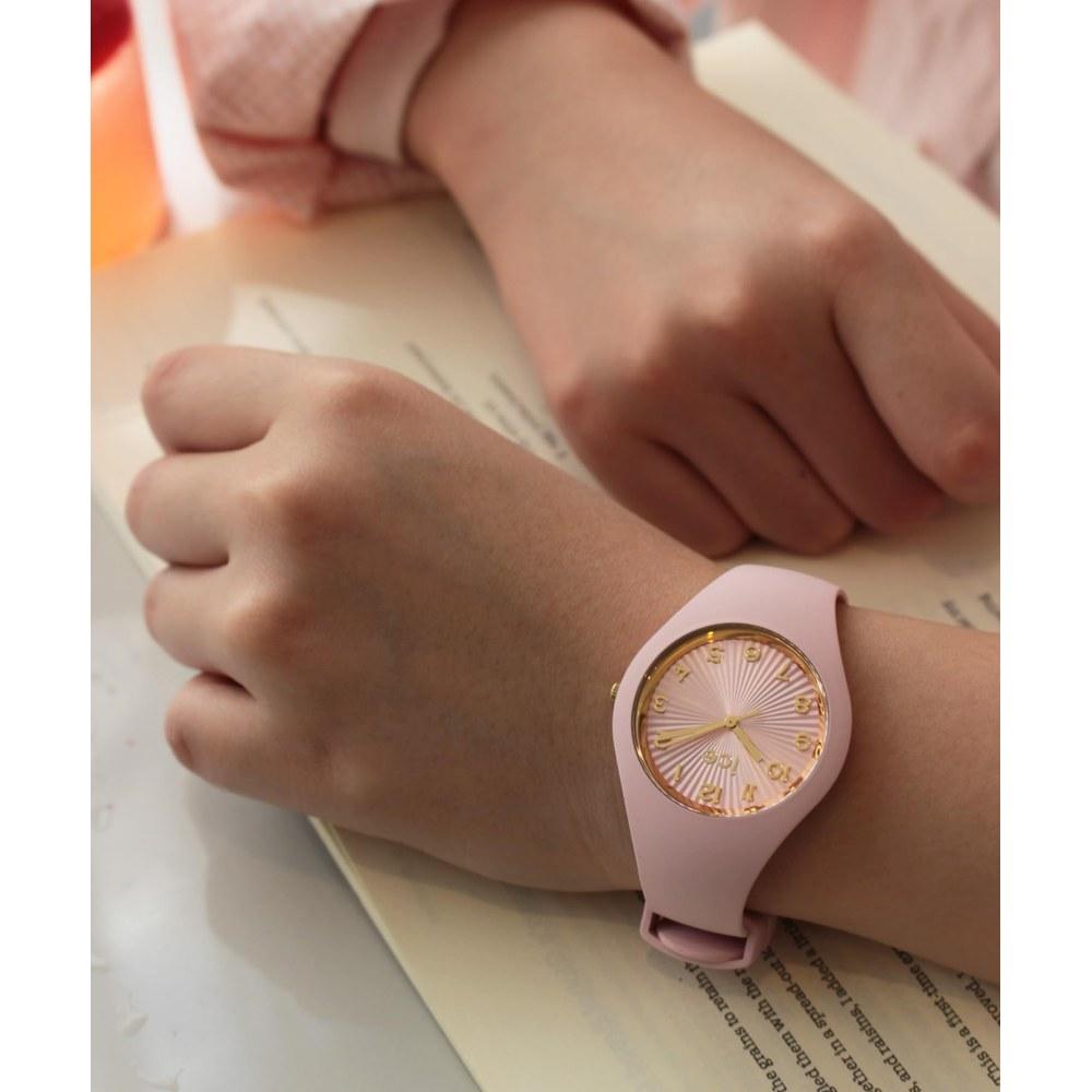 Ice Watch Женские часы с 3 стрелками нежно-розовые 37 мм 025253 Силиконовые Водонепроницаемые Авторизованный дилер