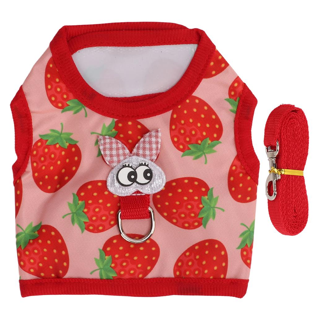 Одежда для домашних животных Bunny, жилет для маленьких животных с ремешком для хомяка Тоторо, золотистый медведь, кролик L