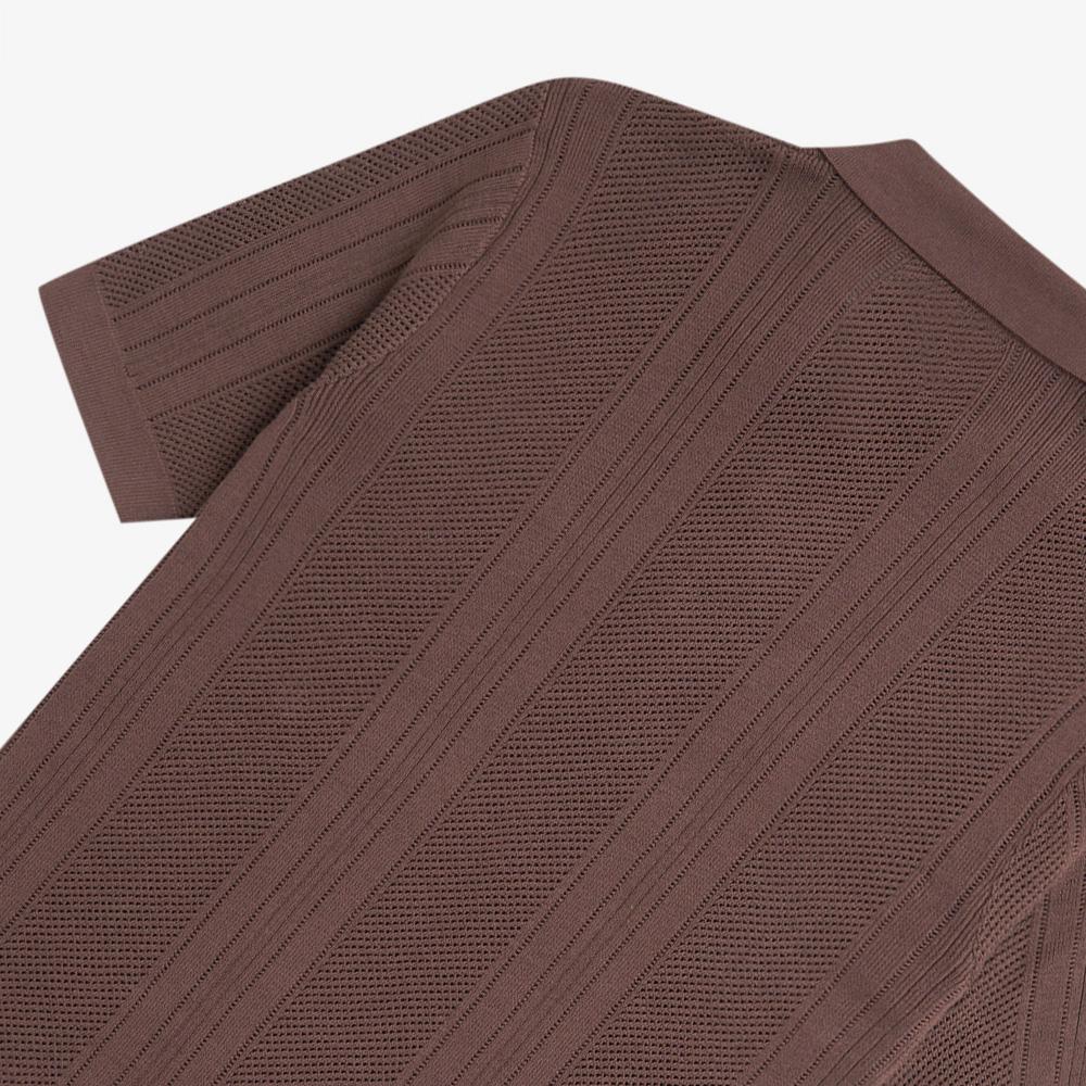 Fred Perry [Модный] Хлопковая вязаная крючком рубашка-поло (U53) Afpm2417861-U53
