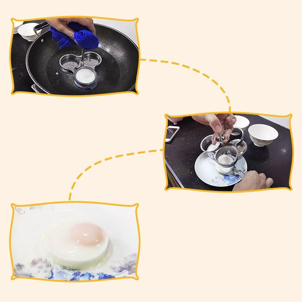 Омлетница Блинница Нержавеющая сталь Пашотница Форма для выпечки Яйцеварка Кухонный инструмент Аксессуары