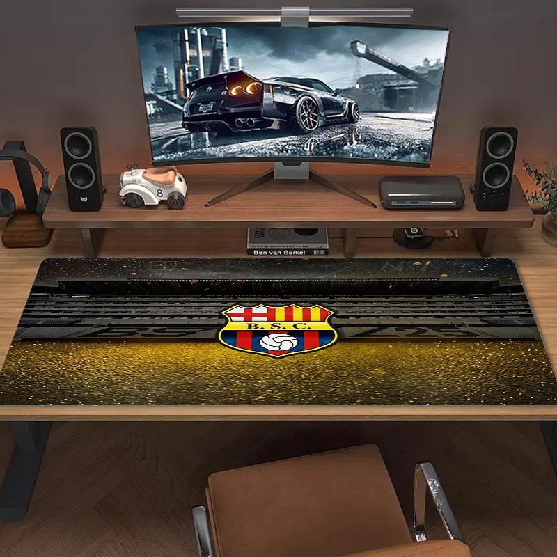 Barcelona SC Color Mouse Pad Large Gaming Table Cushion Non-slip Laptop Tablet Big Mousepad XXL Mat Mini PC Playmat With Lock edge