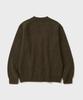 Shirter Shaggy Dog Reverse Seam Cardigan (Brown)
