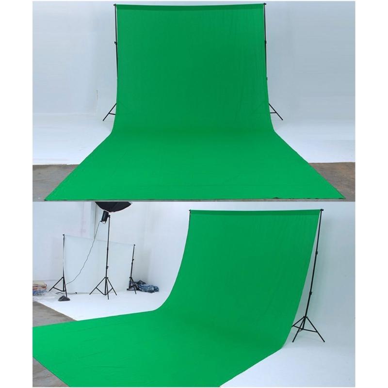 Фон для фотосъемки Гладкий муслиновый хлопок Хромакей Зеленый фон Ткань для фотостудии Видеопроекции