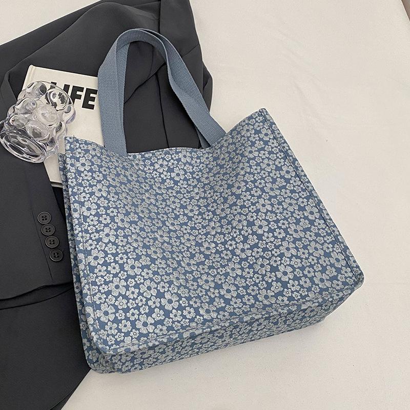 Большая вместительная холщовая сумка, женская модная сумка-тоут, женская универсальная сумка через плечо в иностранном стиле