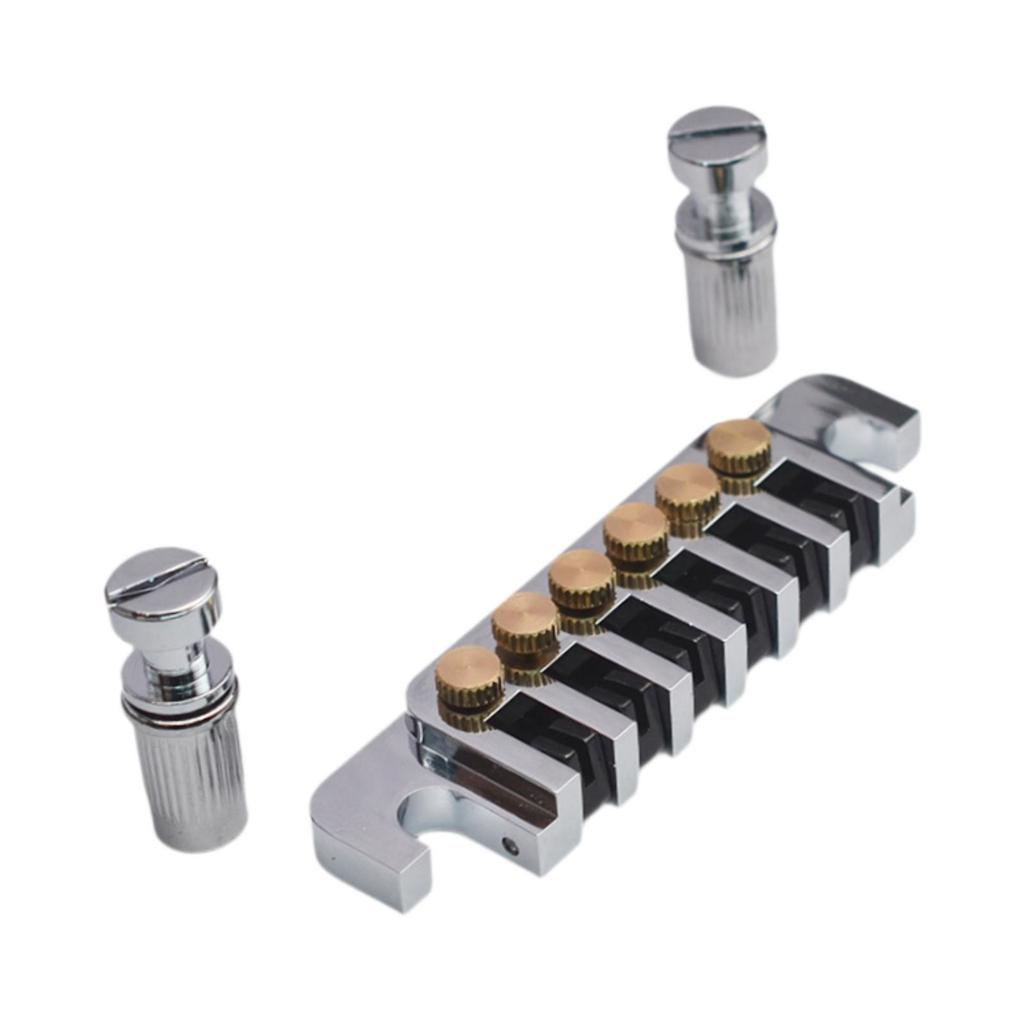 LP Bridge Stop Bridge Tailpiece Metal Replace Upgrade Part Guitar Repair Tool Parts Accs for Guitars Electric Guitar Bridge