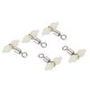5 Pcs Luminous Fishing Rolling Swivels Connector Sea Fishing Tackle (S)