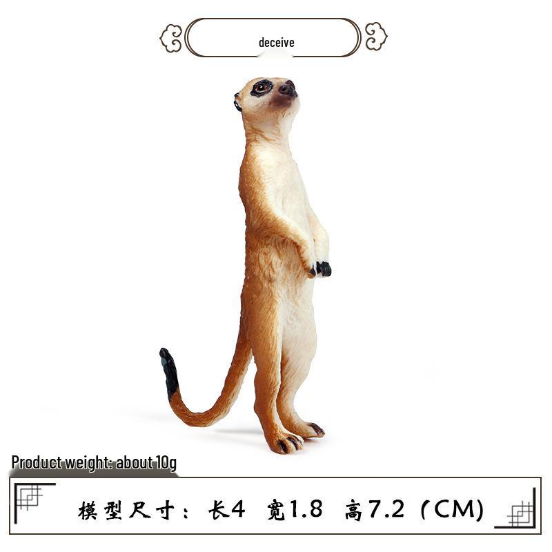 Cute Animal Models: Japanese Raccoon, Flying Squirrel, Monkey, Rabbit, Squirrel, Shiba Inu, Tiger, Lion, Lizard Toy Set