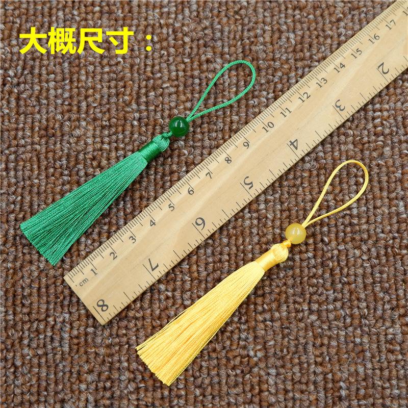 Маленький китайский узелок вертикальный Shun закладка кисточка Diy антикварная сумка закладка бисерная кисточка Suizi одежда декоративная подвеска