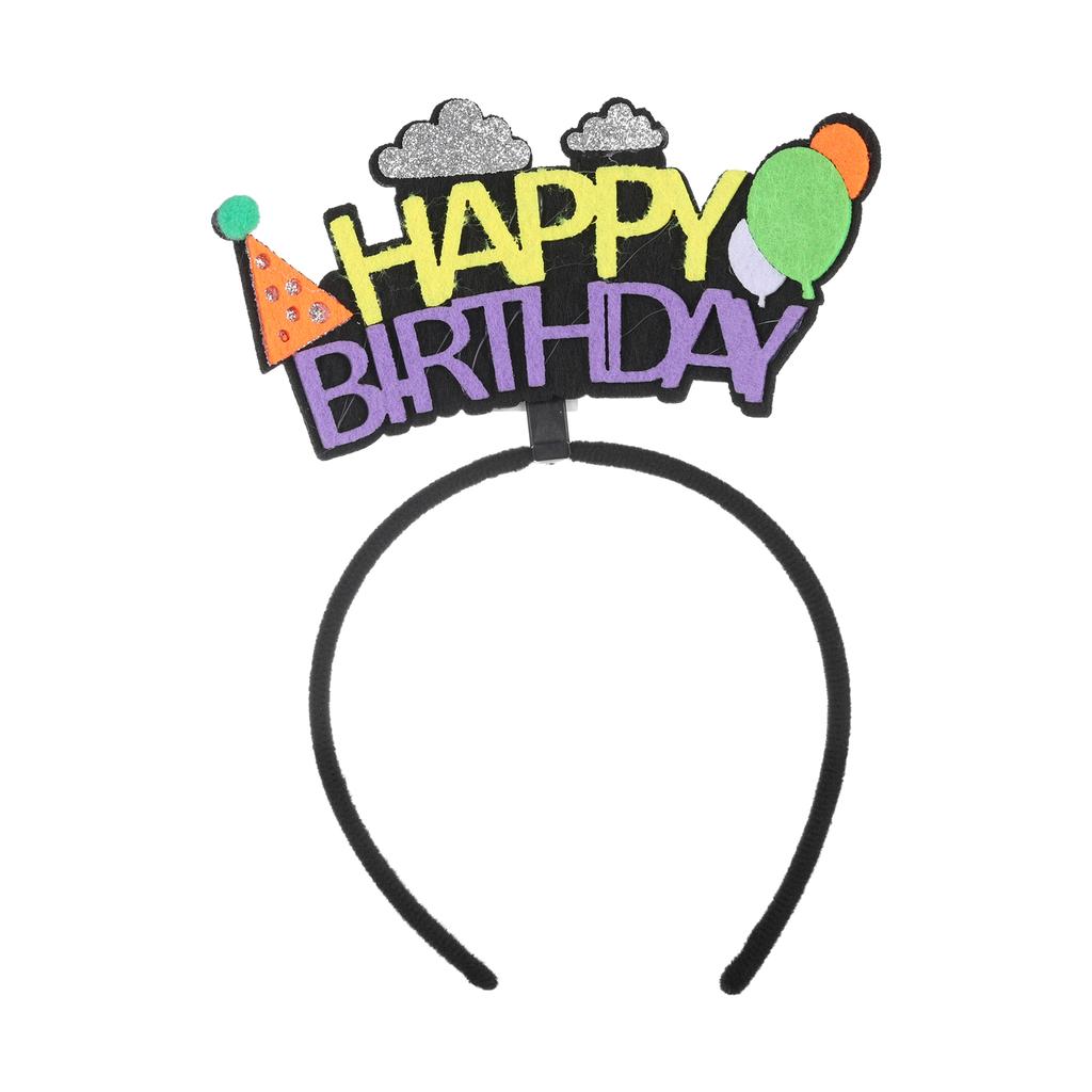 Повязка на голову на день рождения Корона Счастливые и стильные праздничные принадлежности Повязка на голову на день рождения Корона на день рождения