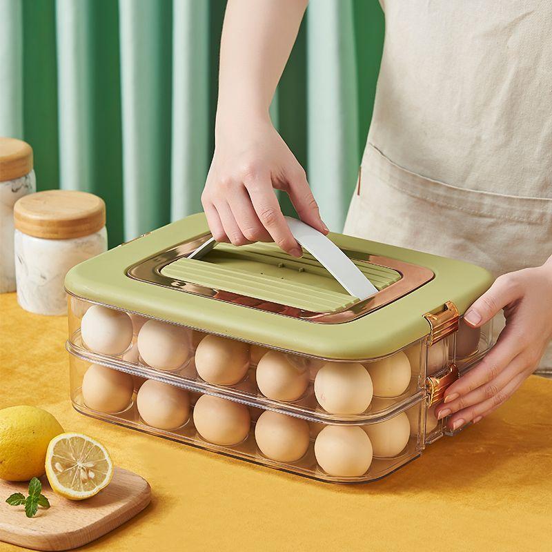 Кухонный ящик для хранения яиц, тип ящика, контейнер для яиц, регулируемый органайзер для времени, кухонный холодильник, расположение