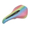 Road Bike Saddle Colorful PU Leather Steel Nonslip Soft Shock Absorbing Hollow Design Bike Seat for Road Mountain Bike