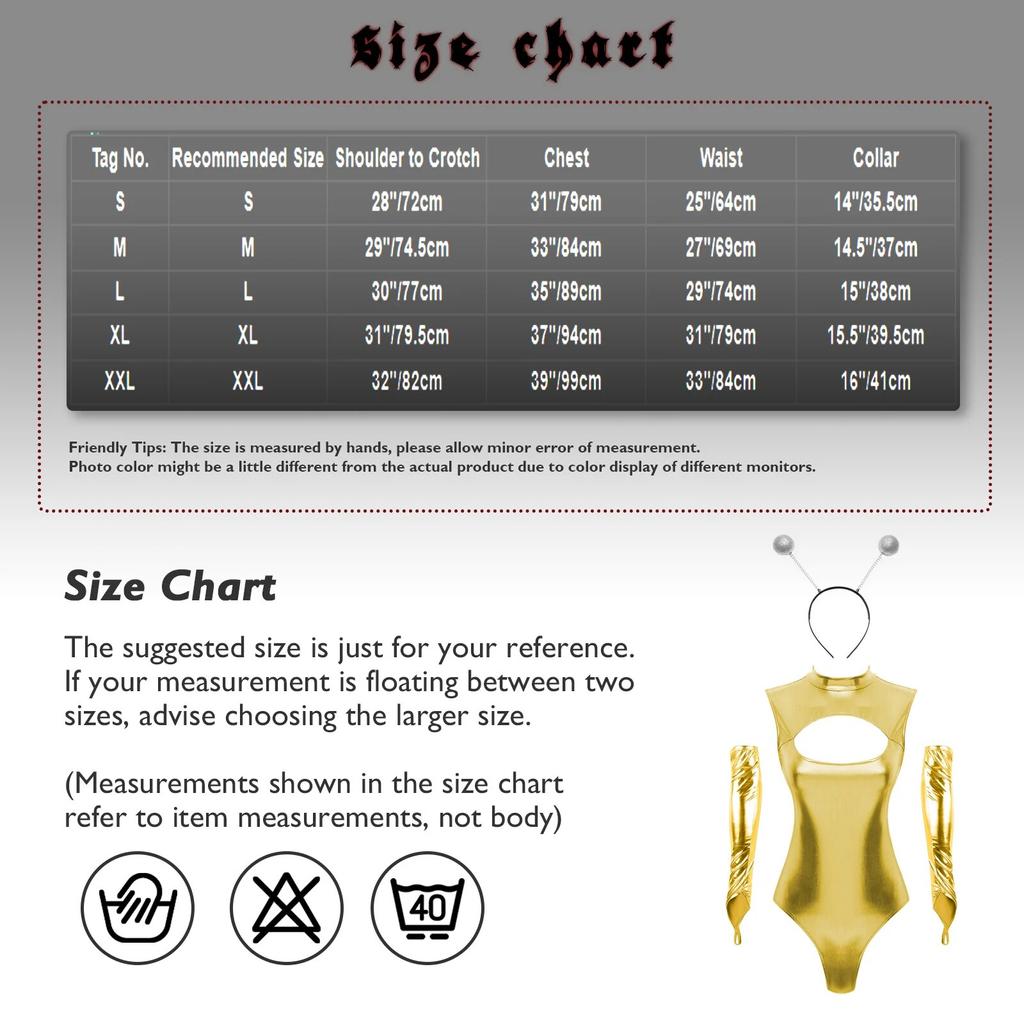 Женский костюм для косплея «Чужой», блестящий металлический костюм без рукавов с вырезом на молнии, боди с рукавами и обручем для волос, повязка на голову
