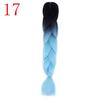 Ombre Braiding Hair Extensions 24inch 115g Synthetic Jumbo Braids Hair Fiber Pink Purple Blue Green