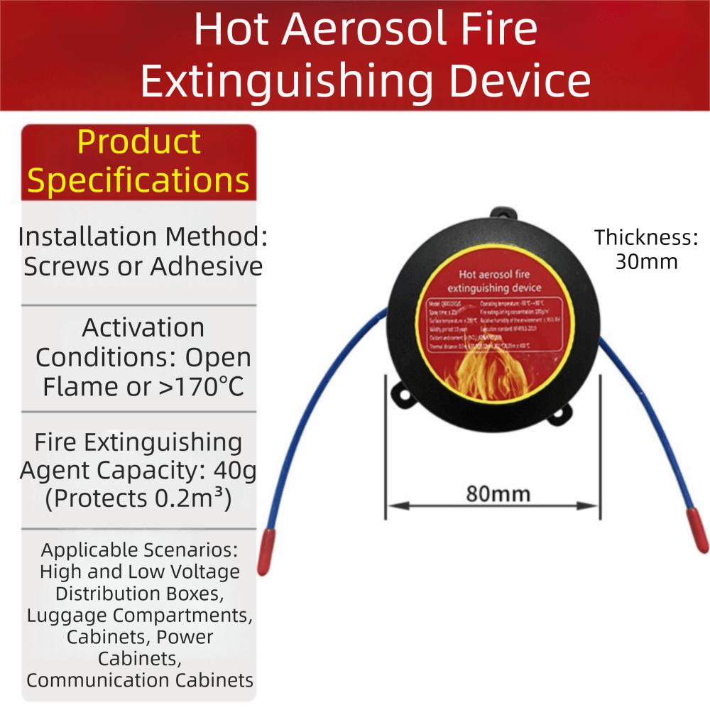 Automatic Activation Flame Retardant Device Dual Line Retardant Device  Car Accessories