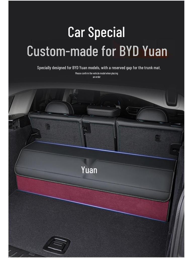 Ящик для хранения в багажник для BYD Han, Tang, Song/Plus, Qin Plus/DM-i, Yuan, Dolphin, Destroyer 05