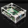 Акриловый корпус для Raspberry Pi 4B с вентилятором охлаждения и поддержкой 3,5-дюймового дисплея