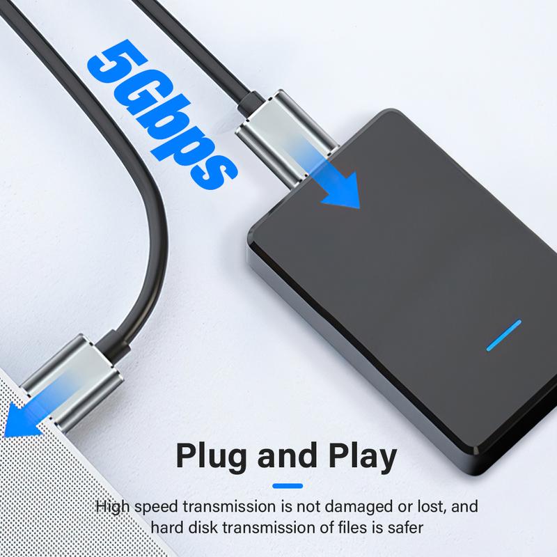 Кабель для внешнего жесткого диска USB A 3.0 на Micro B Кабель для HDD SSD Передача данных Зарядка Провод Для Toshiba Seagate HP Sandisk Жесткий диск ПК Ноутбук