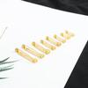 10pcs Stainless Steel Safety Pins DIY Rustproof Buckle Pin Metal Brooch Badge