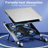 Laptop Radiator Computer Bracket Stand Height Adjustable Triangular Structure High Stability Strong Airflow