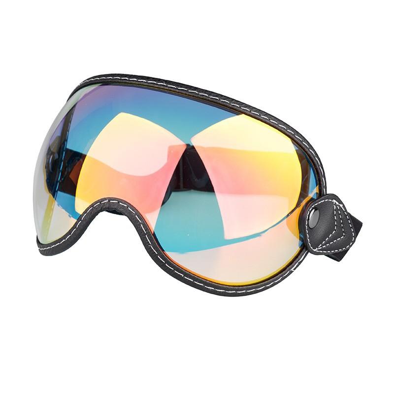 Harley Transparent Motorcycle Windproof Mirror Large Frame Strap Motorcycle Off Road Windproof Helmet Protective Glasses Bubble Glasses
