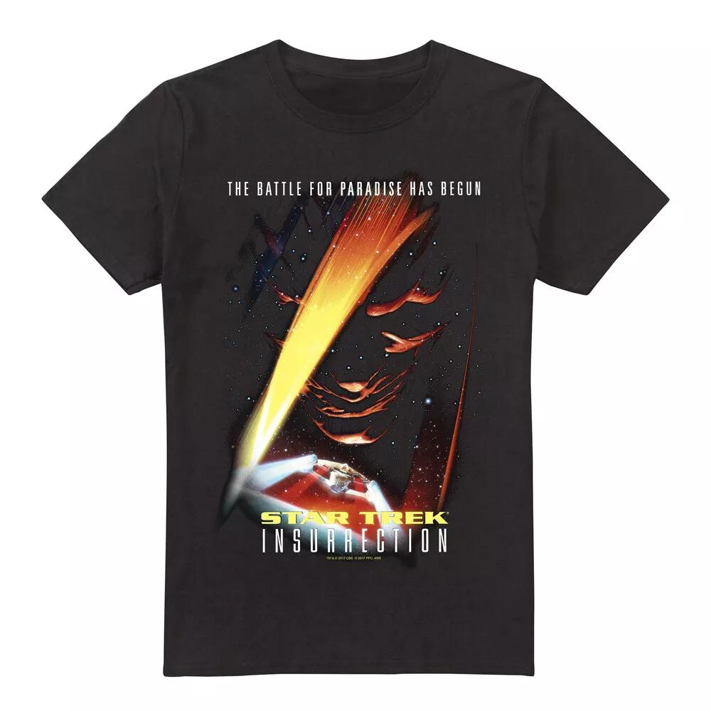 Star Trek Insurrection(Movie) 100% Cotton T-shirt Mens Tees Top S-5XL, Black
