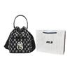New MLB Monogram Collection Polyester Bucket Bag Handbag Shoulder Bag Crossbody Bag Regular Unisex Black 3ABMS012N-50BKS