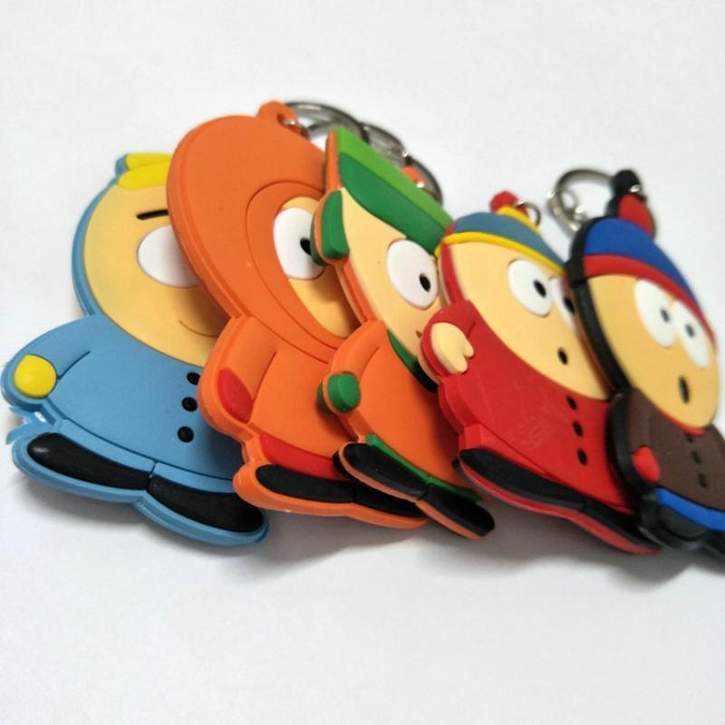 Силиконовый брелок Южный Парк, украшение в виде мультяшного персонажа, подарок